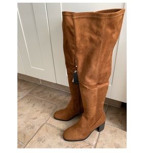 Suede Over the Knee Boots